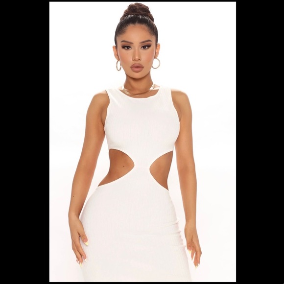 Fashion Nova Slay Thick Ribbed Maxi Dress - Picture 3 of 4